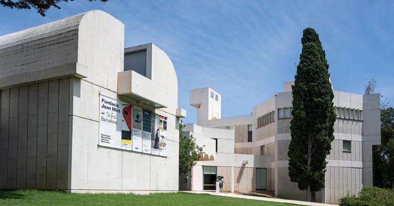 Entrada a la Fundació Joan Miró